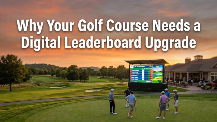 Why Your Golf Course Needs a Digital Leaderboard Upgrade