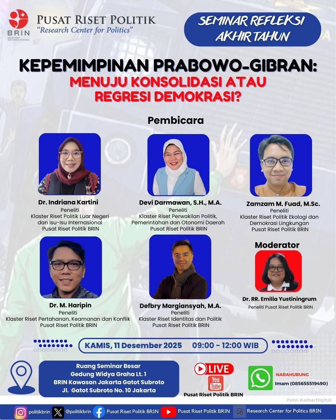 Democratic Regression: Year One of Prabowo Presidency