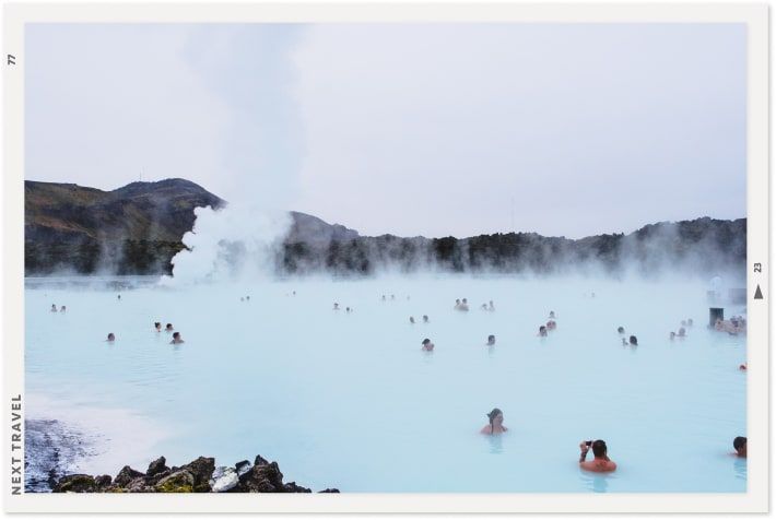 アイスランドの有名な温泉