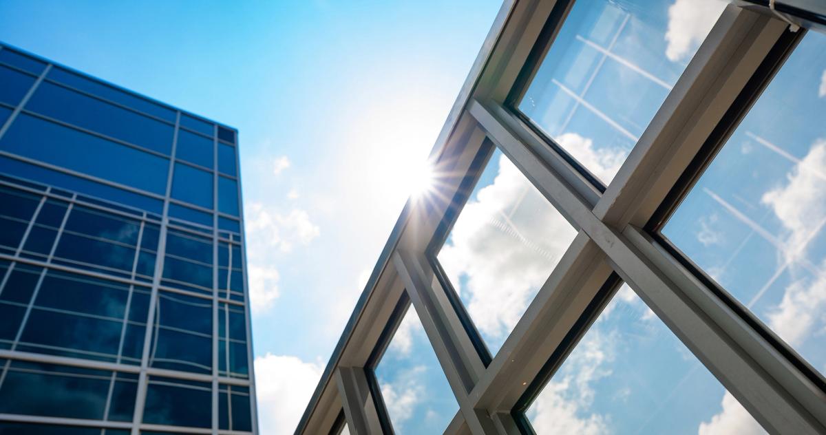 Transparent solar glass installed at Michigan State University