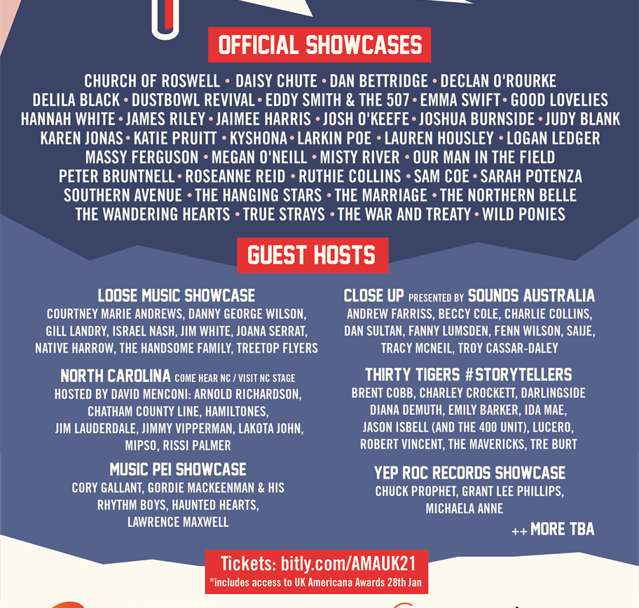 AmericanaFest 2021 Lineup