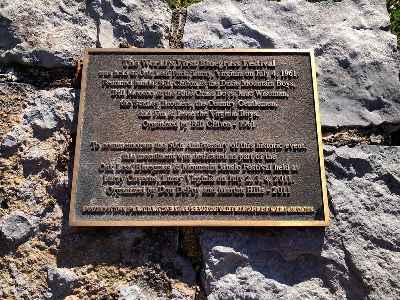 Bluegrass Virginia Plaque