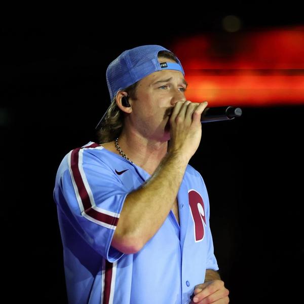 Morgan Wallen performing at Lincoln Financial Field