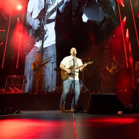 Zach Bryan performing at Madden Bowl 2026