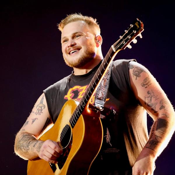Zach Bryan performing in London in 2026