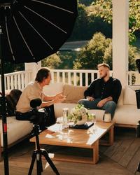 Zach Bryan and Matthew Mcconaughey in conversation about Bryan's 2026 EP, ‘Young Manhood & Other Donatable Organs’.