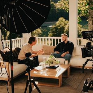 Zach Bryan and Matthew Mcconaughey in conversation about Bryan's 2026 EP, ‘Young Manhood & Other Donatable Organs’.