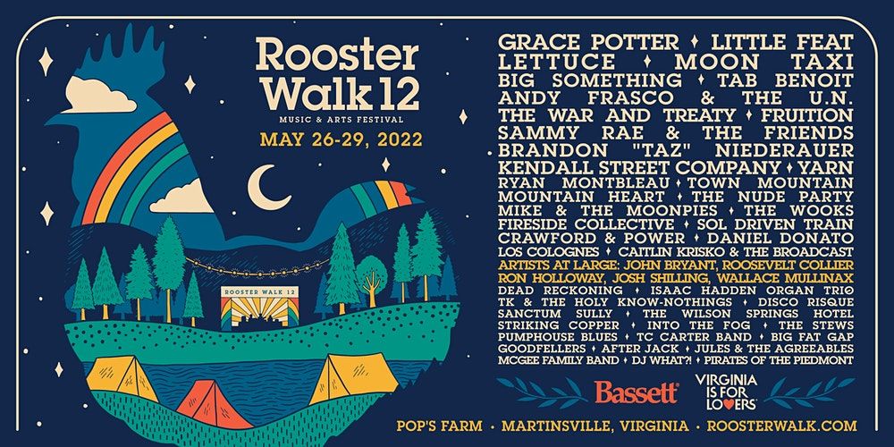 Rooster Walk 2022 LineUp, Dates and Tickets Holler