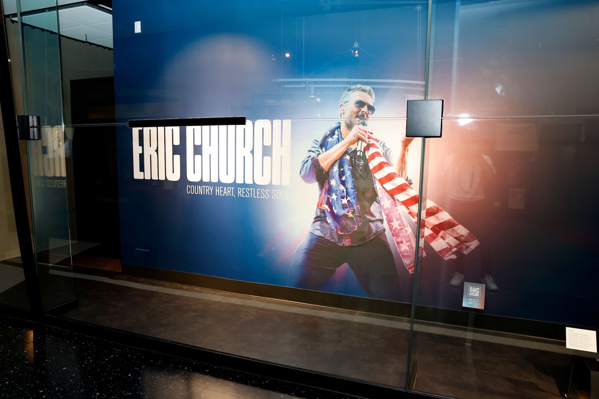 The Country Music Hall of Fame and Museum's new exhibit, Eric Church: Country Heart, Restless Soul, at Country Music Hall of Fame and Museum.