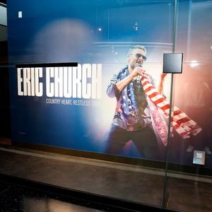 The Country Music Hall of Fame and Museum's new exhibit, Eric Church: Country Heart, Restless Soul, at Country Music Hall of Fame and Museum.