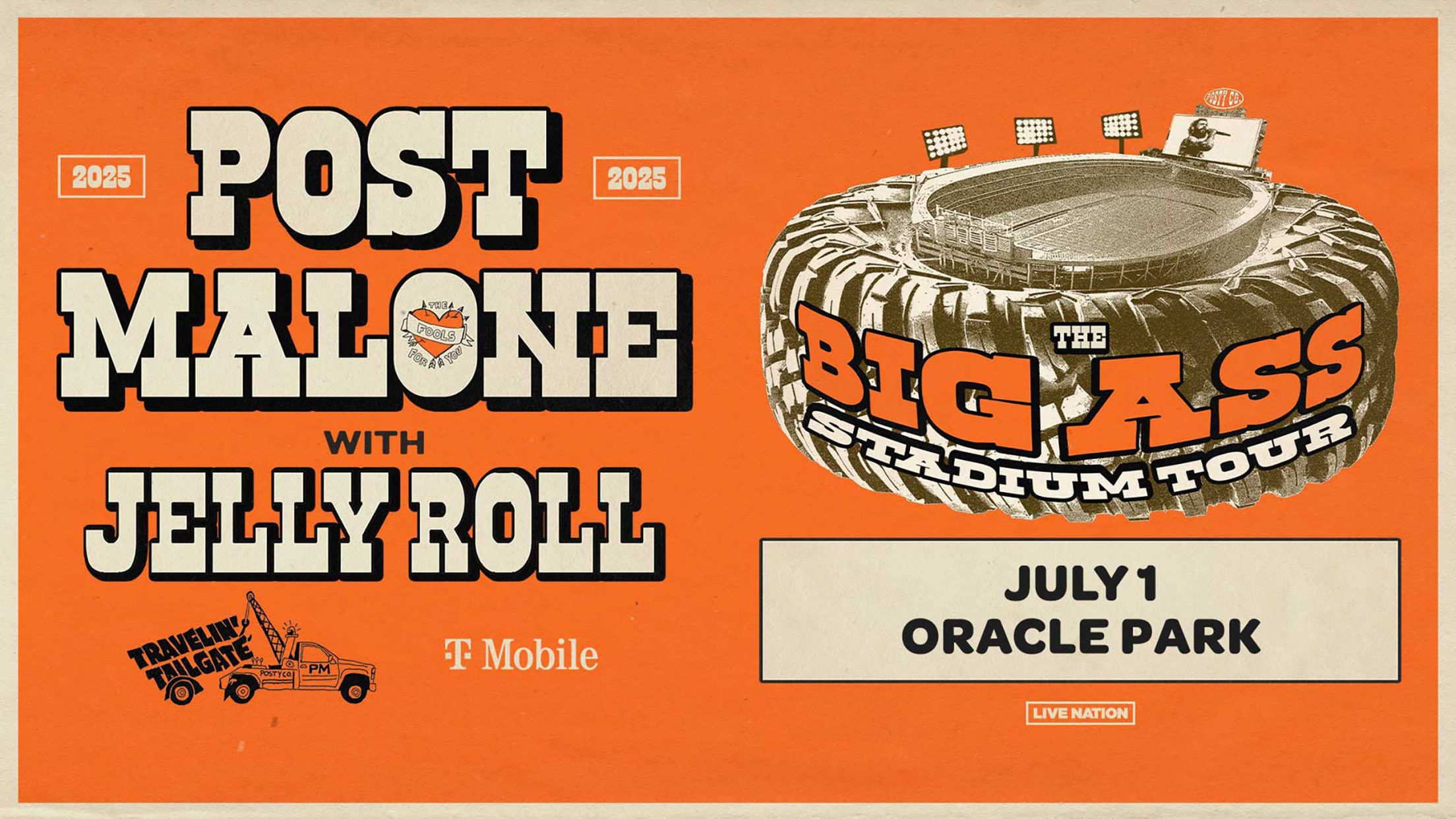 <p>Post Malone - Oracle Park Banner</p>