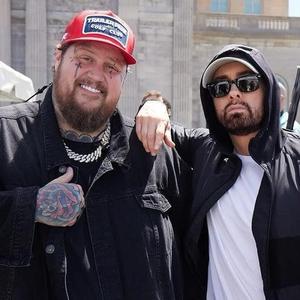 Jelly Roll hanging out with Eminem