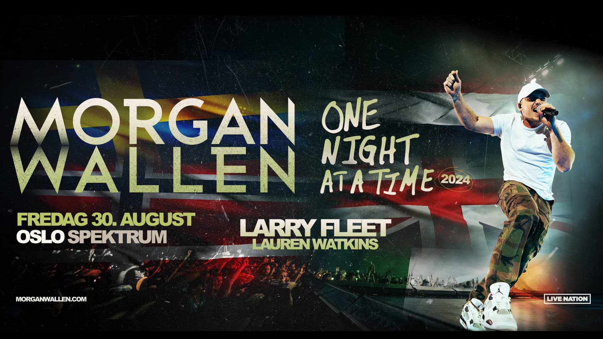 <p>Morgan Wallen Oslo, Norway Banner</p>