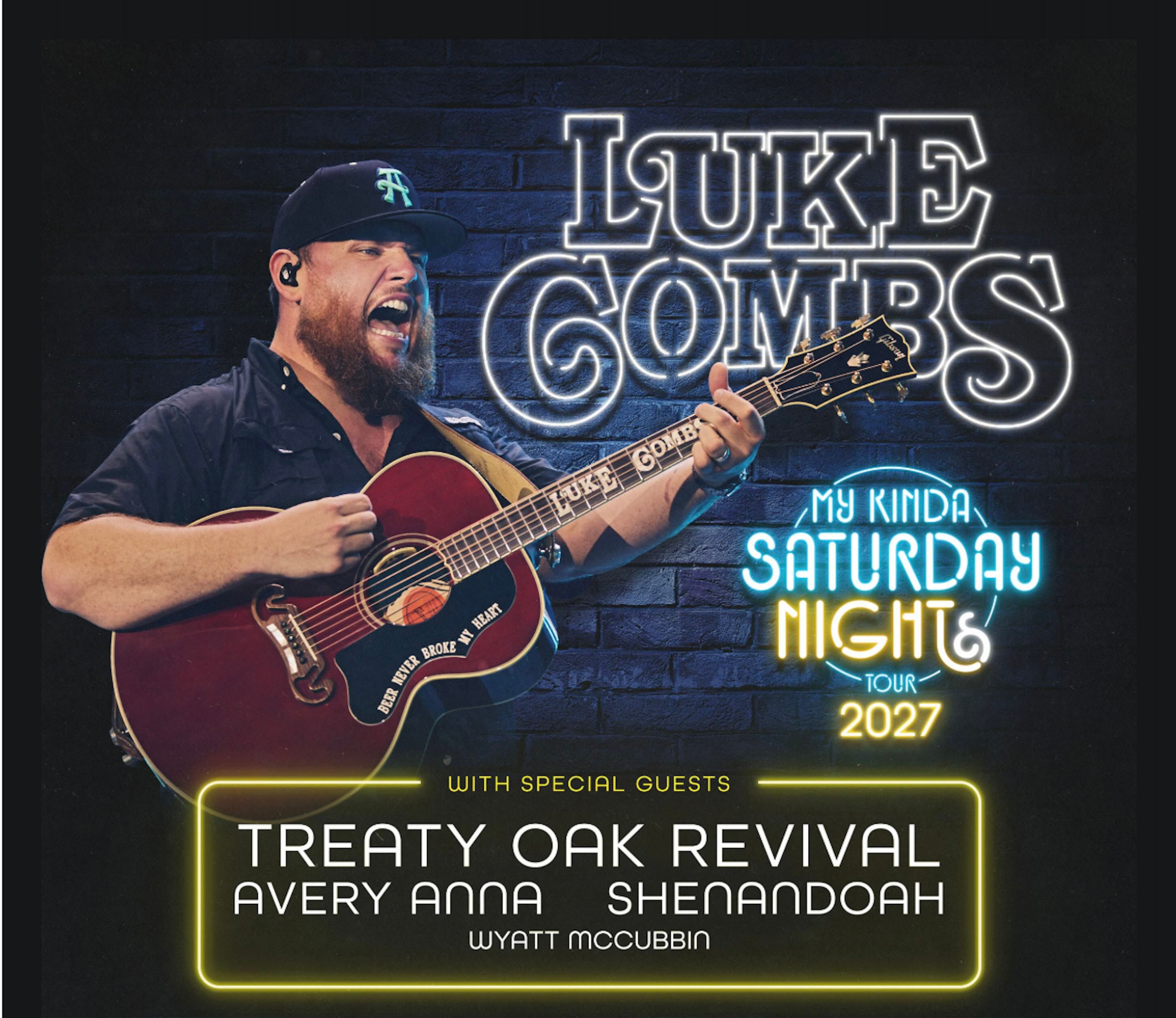<p>Luke Combs 2027 Tour Poster</p>