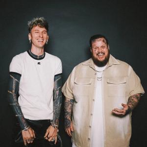 MGK and Jelly Roll laughing together