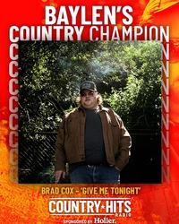 Baylen Leonard's Country Champion Brad Cox