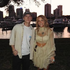 Avery Anna and Sam Barber performing together 