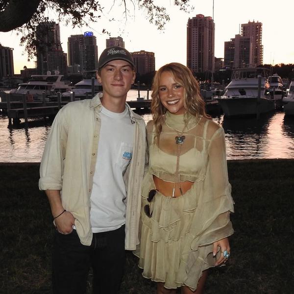 Avery Anna and Sam Barber performing together 