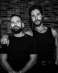 Dan + Shay black and white photo