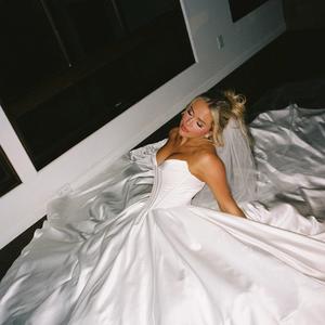 Artist - Megan Moroney in Wedding Dress