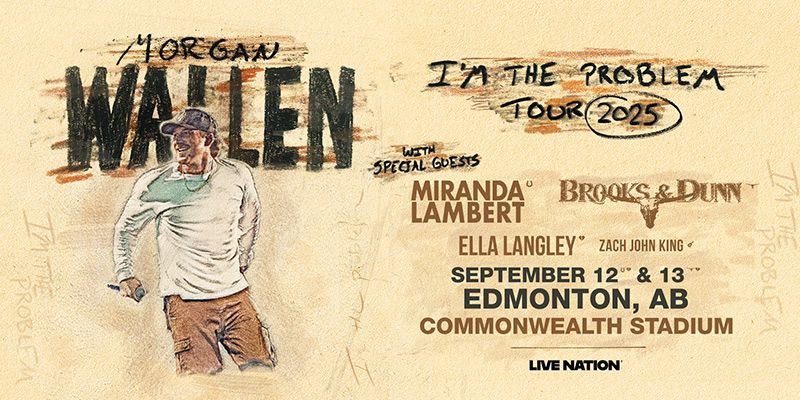 <p>Morgan Wallen Edmonton Banner</p>