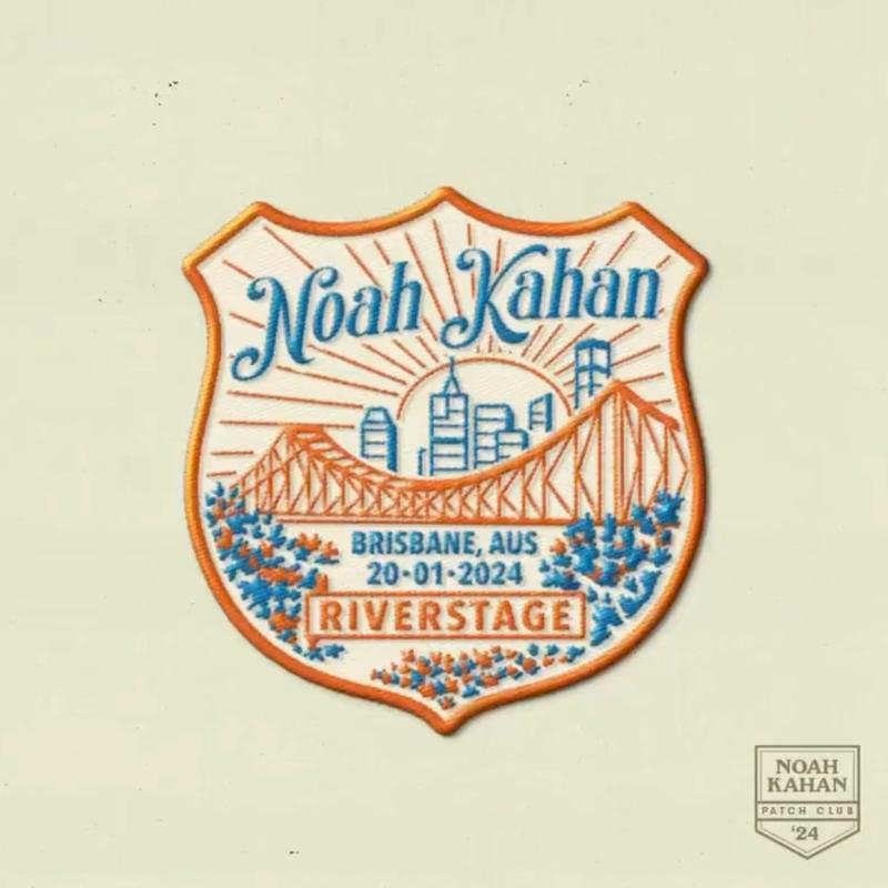 <p>Noah Kahan Australia Tour Patch</p>