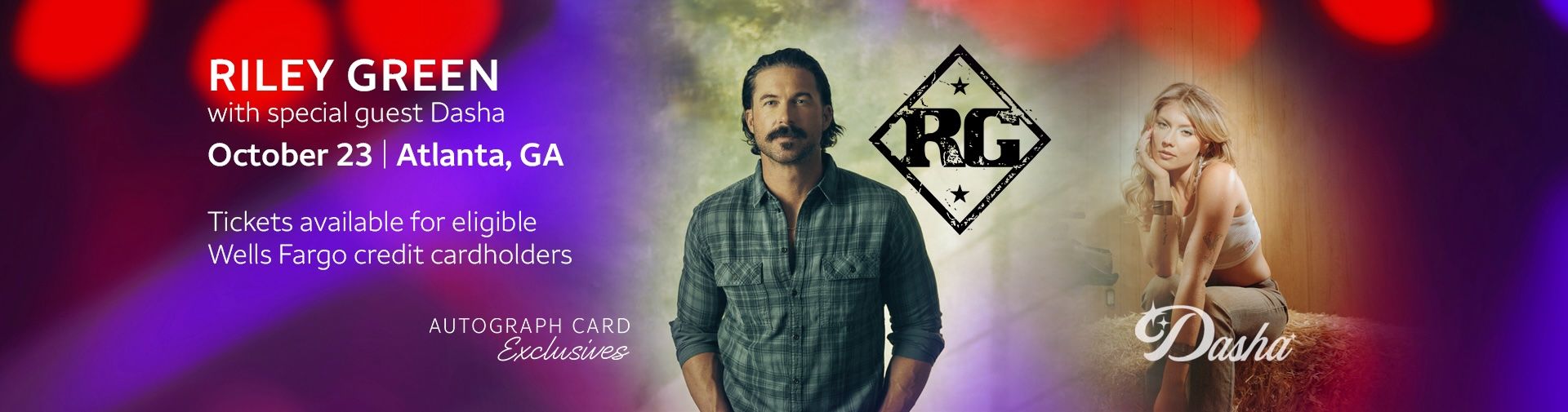 <p>Riley Green + Dasha Show 2025</p>