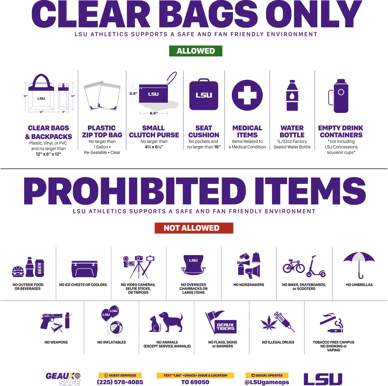 <p>Zach Bryan Tiger Stadium Bag Policy</p>
