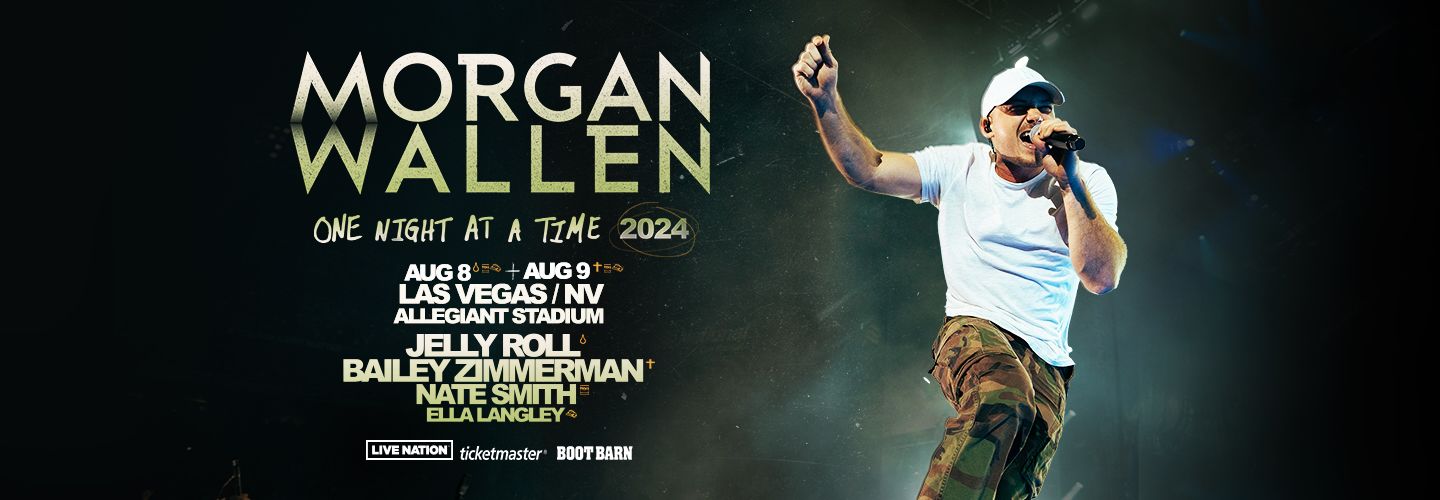 <p>Las Vegas One Night At A Time Morgan Wallen Banner</p>