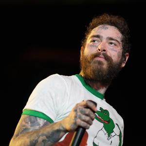 Post Malone wearing a Florida alligator t-shirt