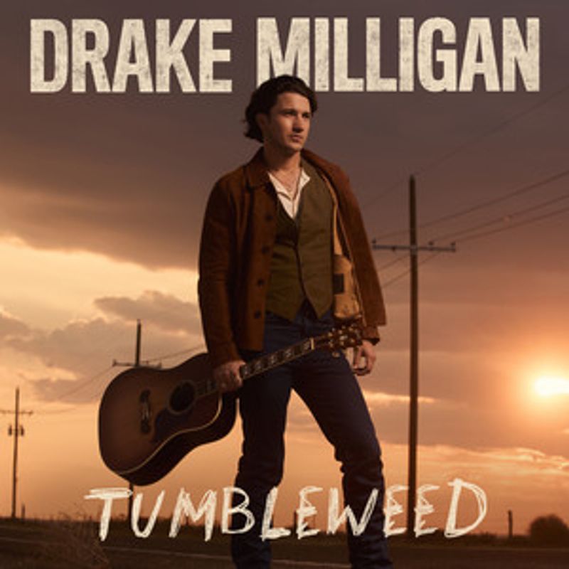 <p>Drake Milligan Tumbleweed Album Cover</p>