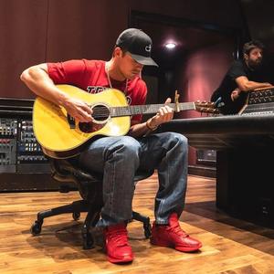 Parker McCollum in the studio