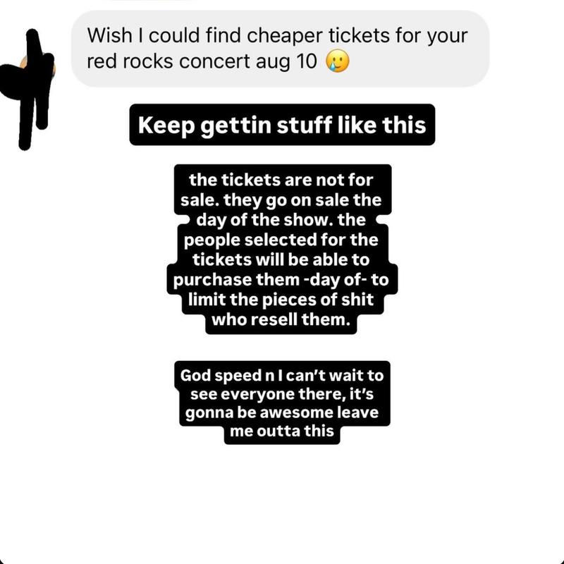 <p>Zach Bryan Instagram Story 28 July 2025</p>