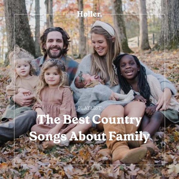 The Best Country Songs About Family Playlist Graphic