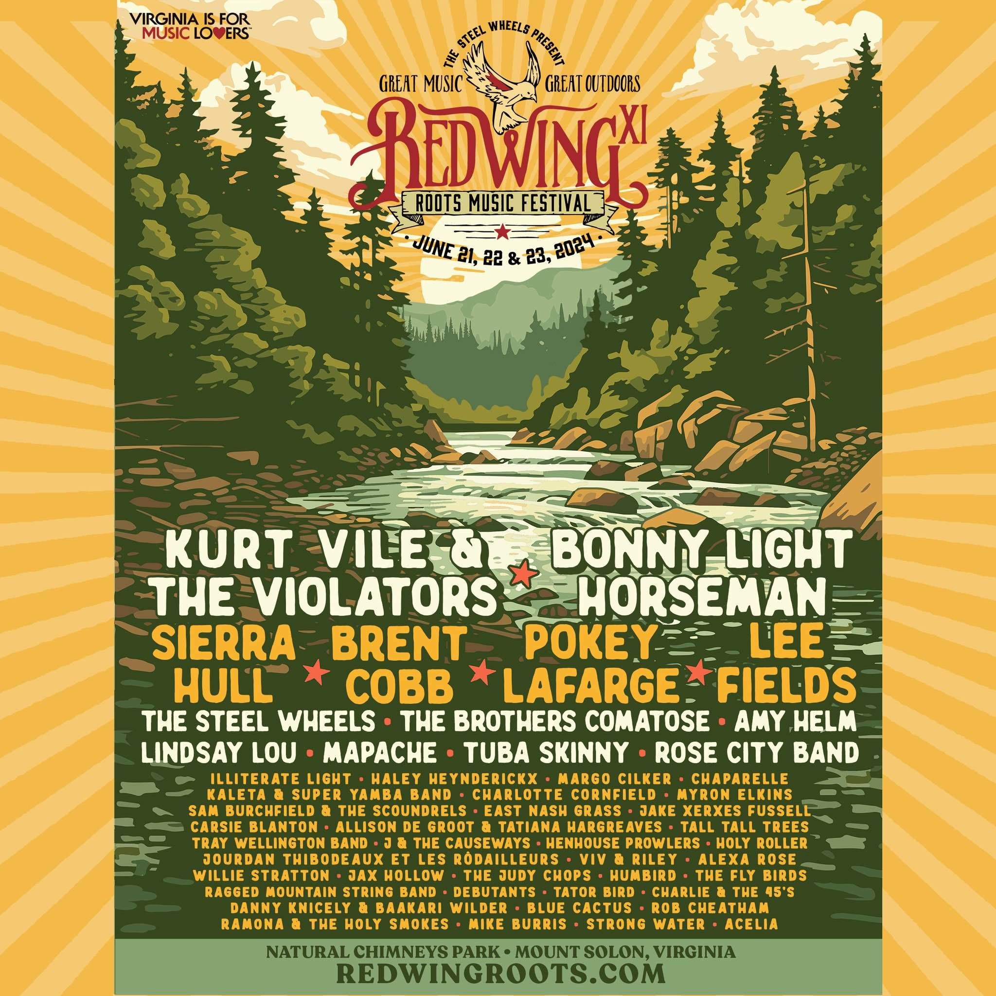 Red Wing Roots Festival 2024 Line-Up Poster