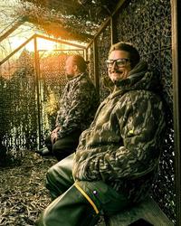 HARDY in a duck-blind