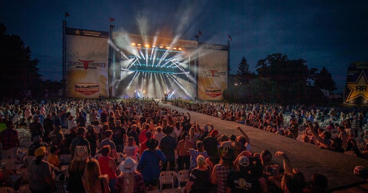 Country Thunder Wisconsin 2025: Lineup, Set Times, Dates & Tickets | Holler