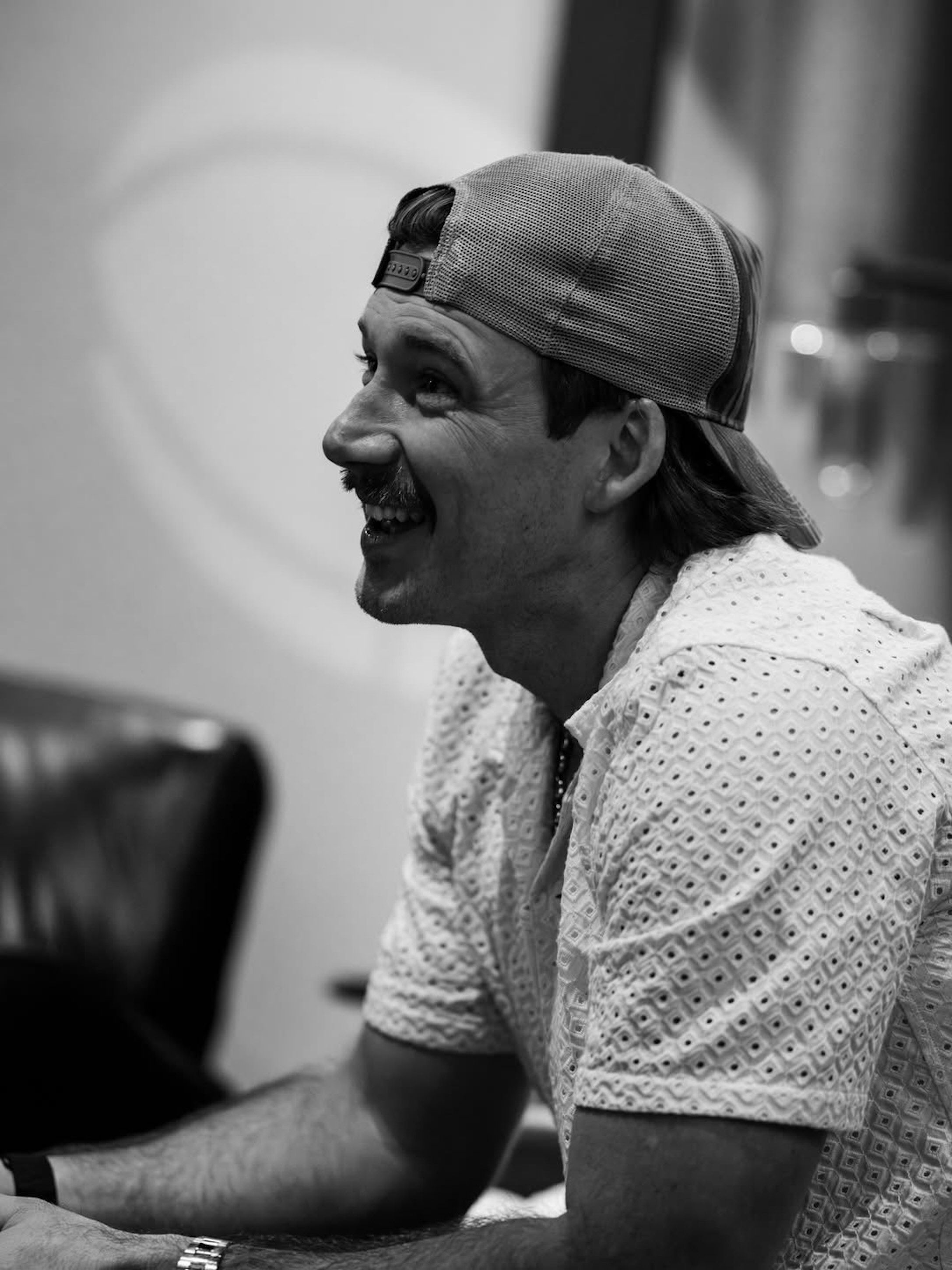 Morgan Wallen in the studio