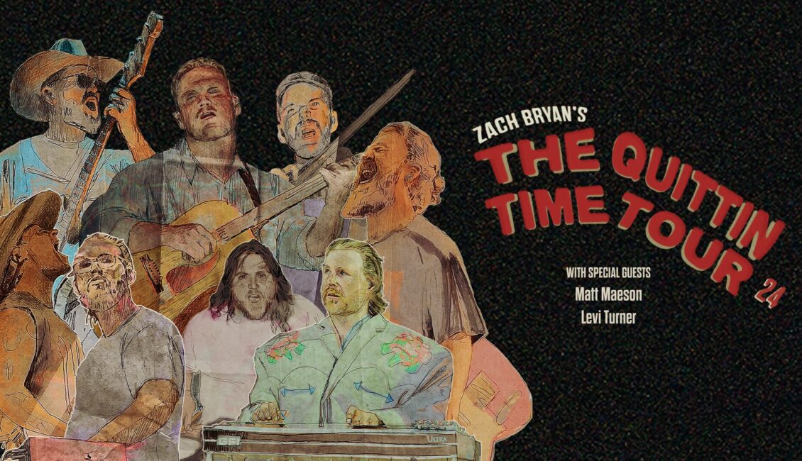 <p>Zach Bryan Golden 1 Center Banner</p>