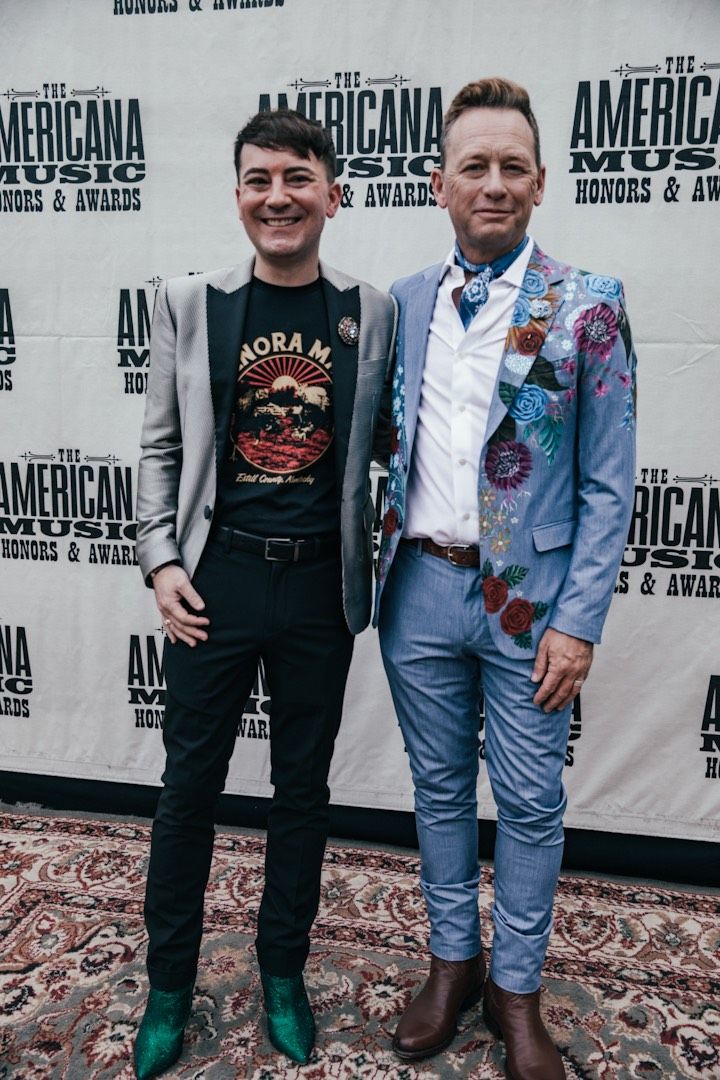 Jason Kyle Howard and Silas House Red Carpet - Americana Awards 2023