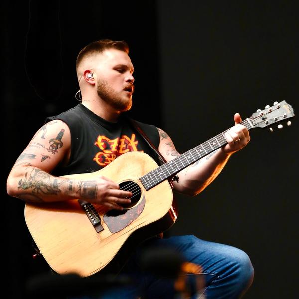 Zach Bryan performing in London in 2026