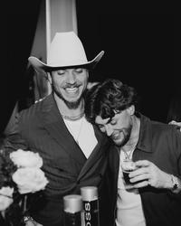 Brandon Lake and Bailey Zimmerman at the 2025 CMA Awards