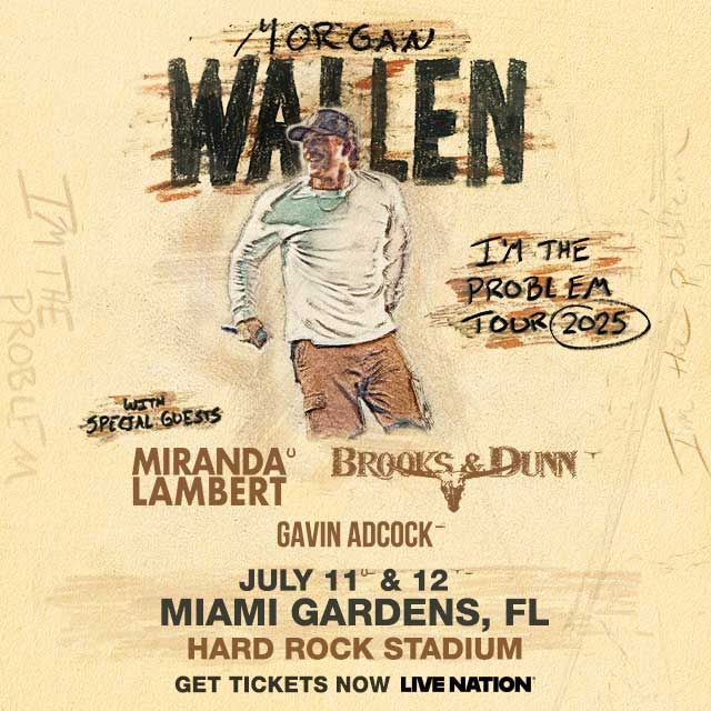 Graphic - Morgan Wallen Hard Rock Stadium Banner