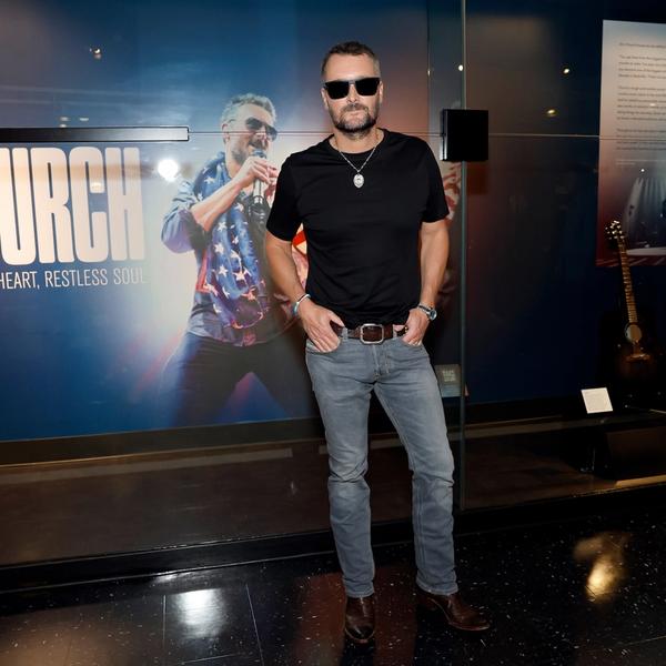 Eric Church at the unveiling of the Country Music Hall of Fame and Museum's new exhibit, Eric Church: Country Heart, Restless Soul.