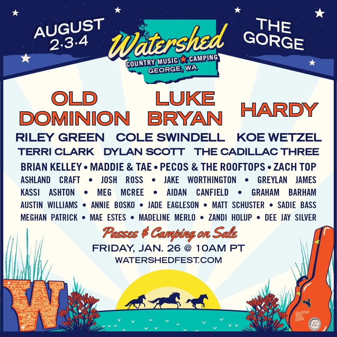 Watershed 2024 Line-Up Poster