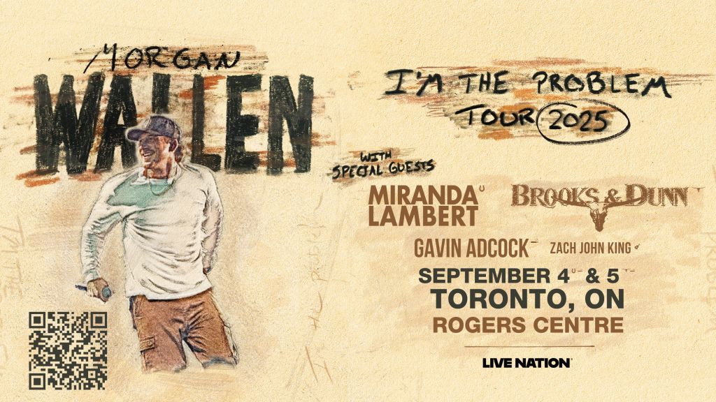<p>Morgan Wallen Rogers Centre Banner</p>