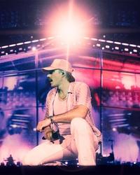 Morgan Wallen performing at The Swamp