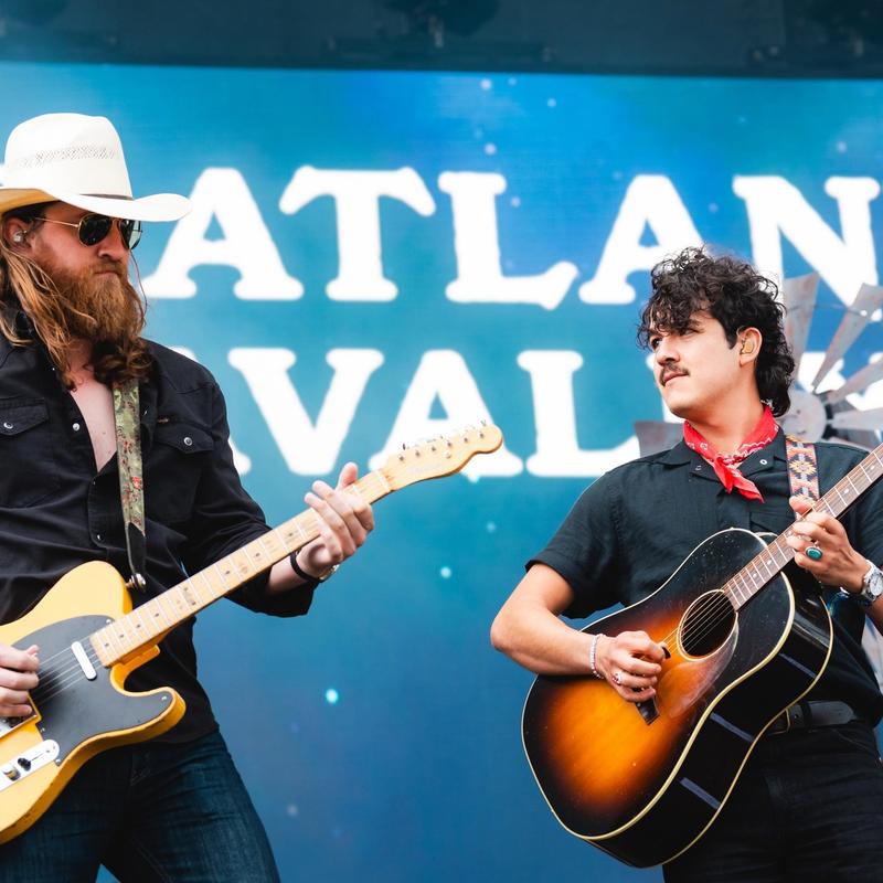 <p>Flatland Cavalry performing at Railbird 2024</p>