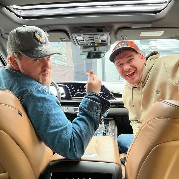 ERNEST and Morgan Wallen together in a car
