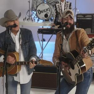 Dwight Yoakam and Post Malone on set for ‘I Don't Know How To Say Goodbye’